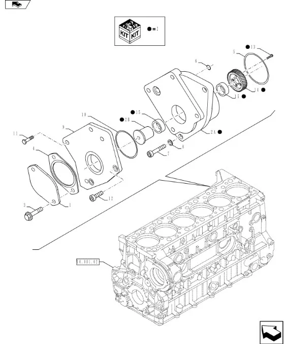 504381312 - Коробка отбора мощности